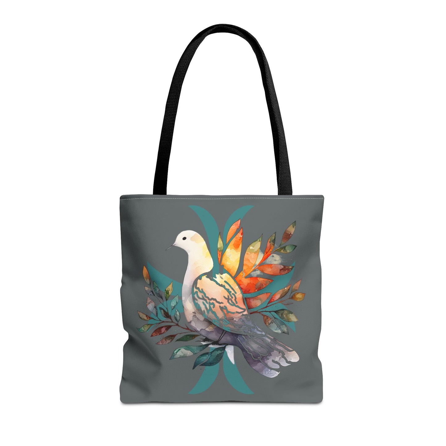 Peaceful Dove Tote Bag in Grey