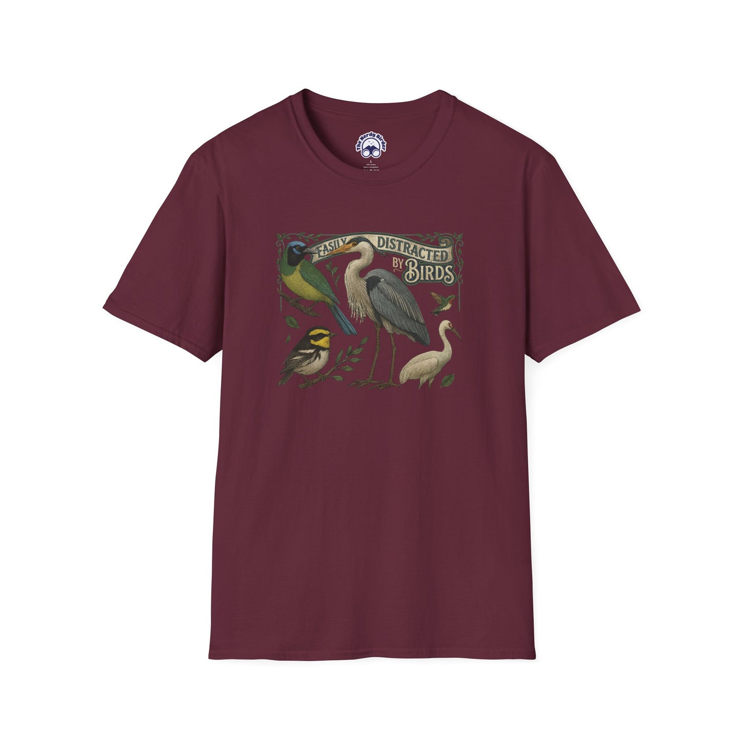 Easily Distracted by Texas Birds Graphic T-Shirt
