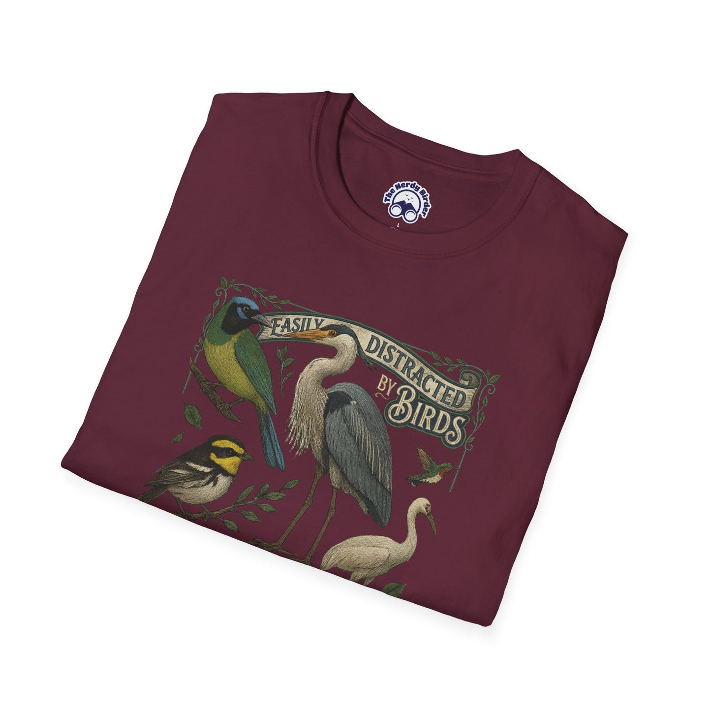 Easily Distracted by Texas Birds Graphic T-Shirt