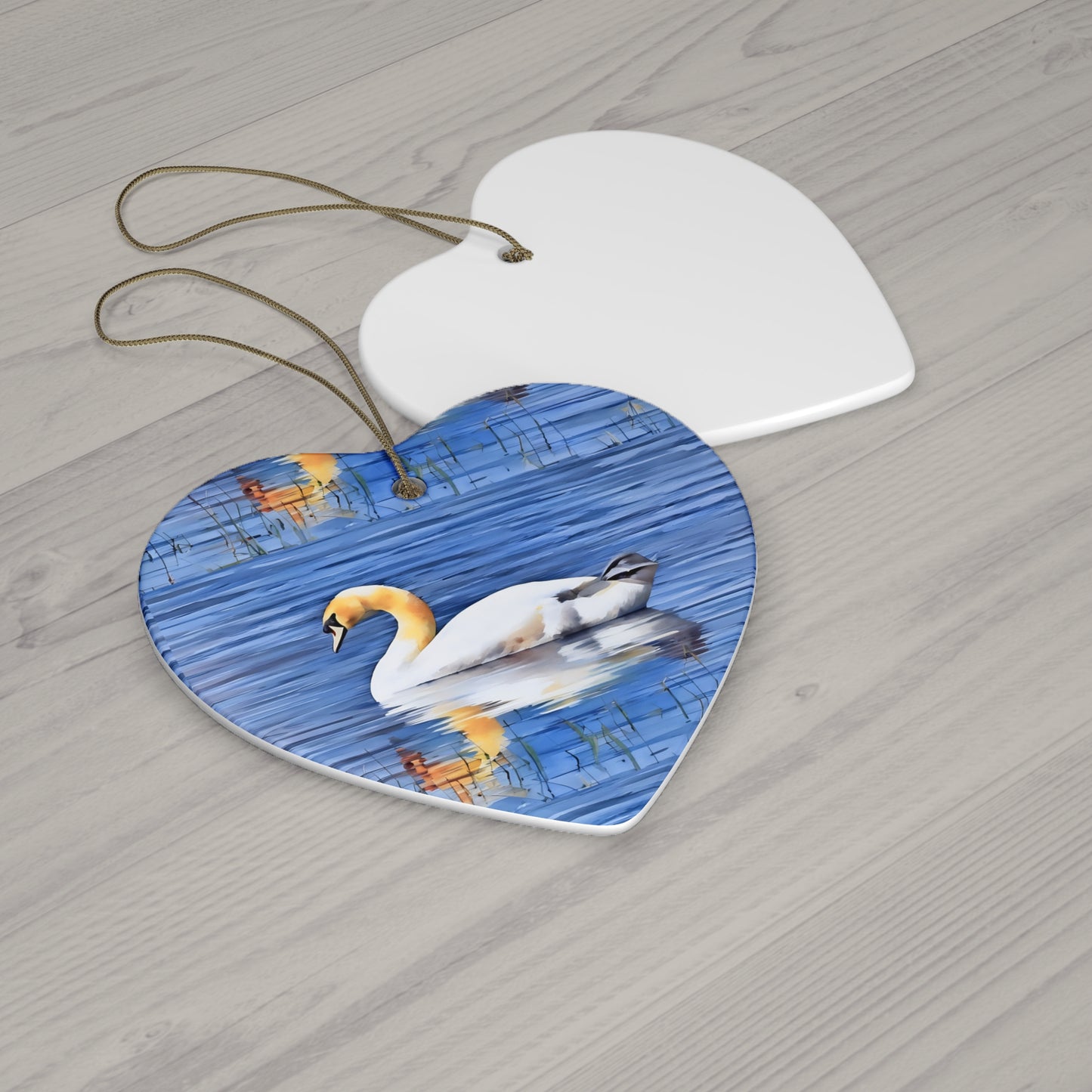 Irish Swam Ceramic Ornament — 4 Shape Options