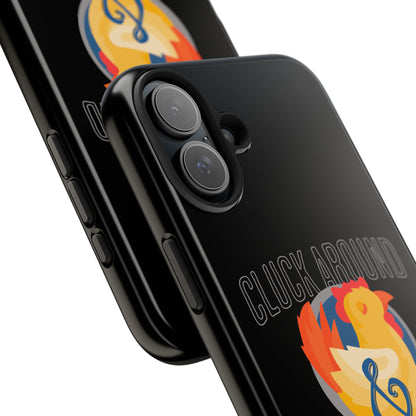 Funny Chicken Tough Phone Case - "Cluck Around & Find Out" - Durable Protection for Animal Lovers