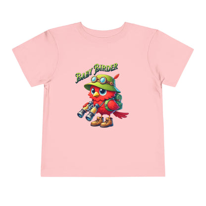 The Nerdy Birder -  Cute Toddler T-Shirt with Baby Birder Tee