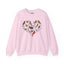 Bird Heart Graphic Unisex Crewneck Sweatshirt