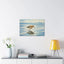 Coastal Bird Canvas Gallery Wrap - Ocean Art Wall Decor