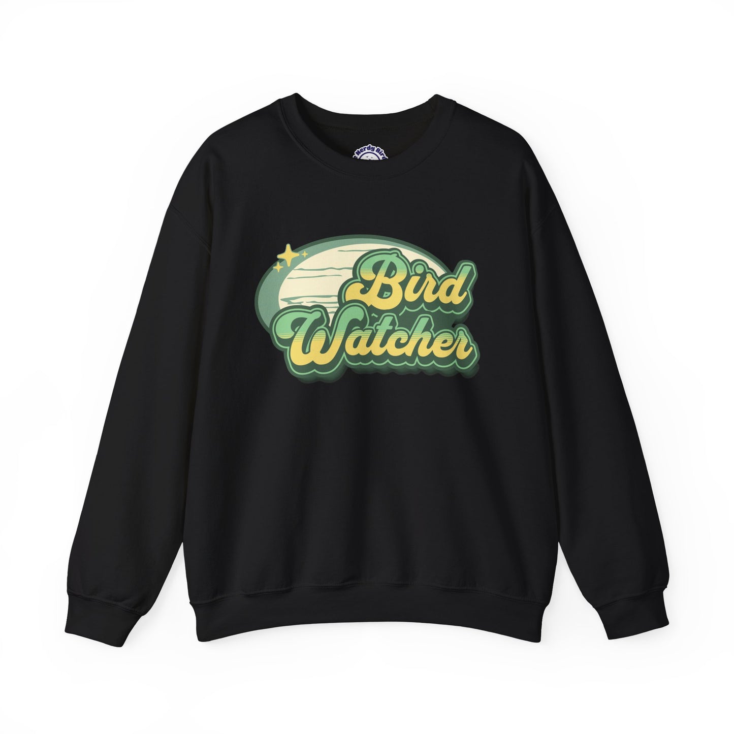 Bird Watcher Graphic Unisex Crewneck Sweatshirt