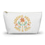 Birding Heals The Mind & Soul Accessory Pouch - Floral Design for Wellness Enthusiasts