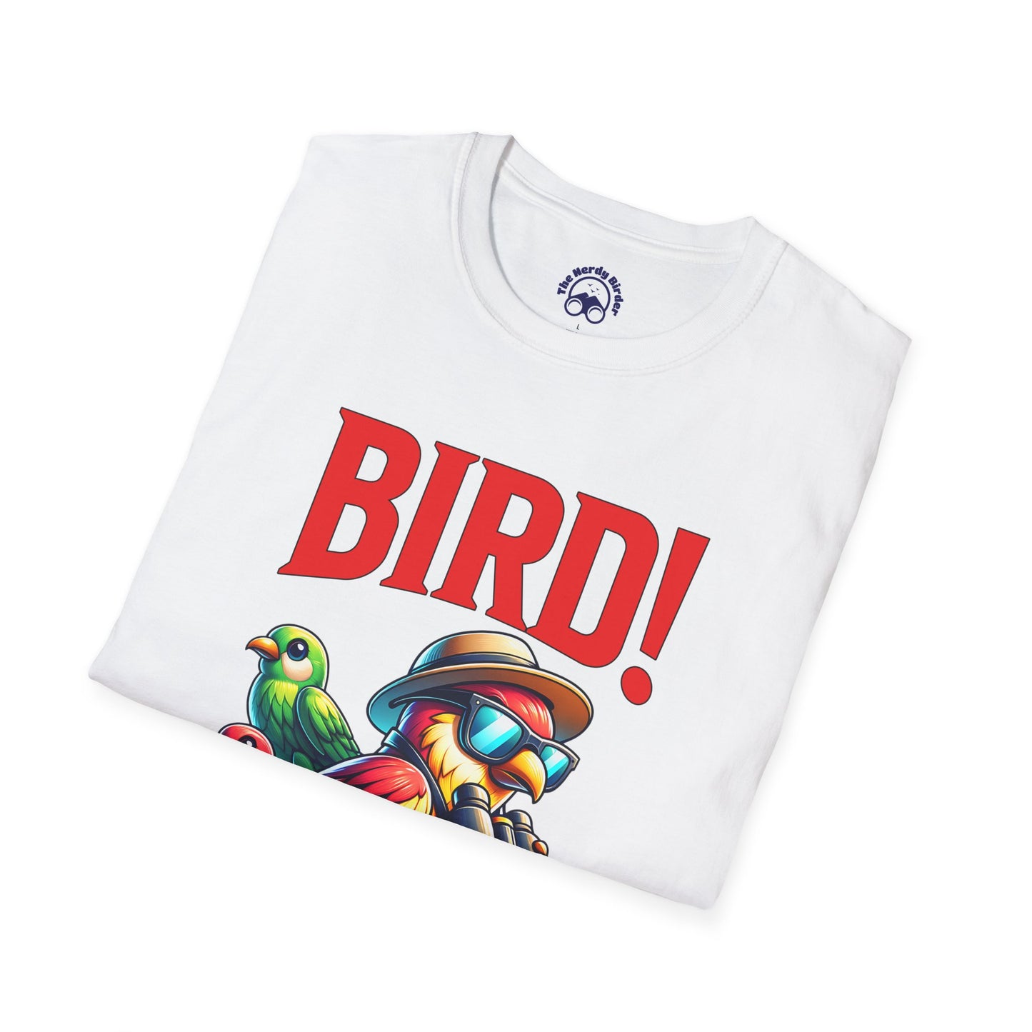 Colorful BIRD! Unisex Softstyle T-Shirt