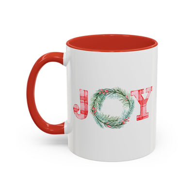 Joyful Holiday Accent Coffee Mug - Perfect Gift for Christmas & Winter Celebrations