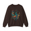 Elegant Peacock Design Unisex Crewneck Sweatshirt