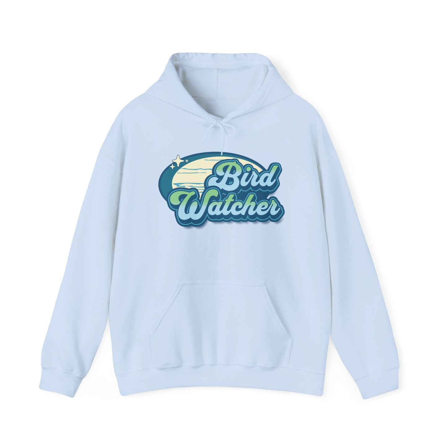 The Nerdy Birder Bird Watcher Teal Unisex Hoodie - Cozy Sweatshirt for Nature Lovers