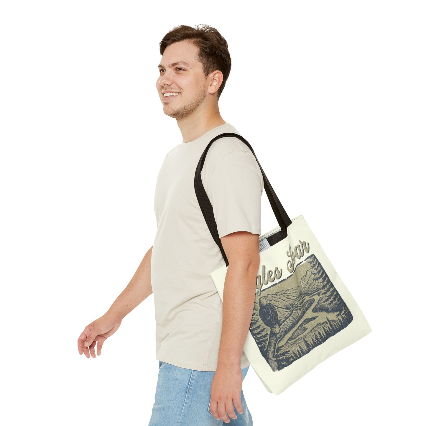 Eagles Soar Tote Bag - Nature Lover's Canvas Bag
