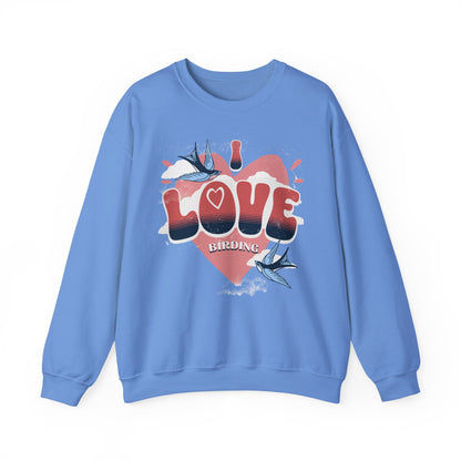 I Love Bird Watching Unisex Heavy Blend™ Crewneck Sweatshirt