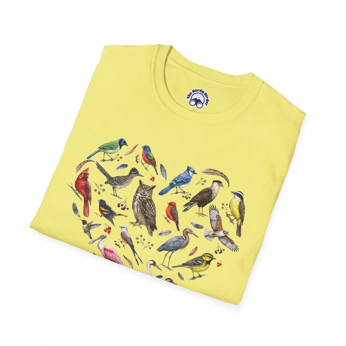 Heart of Texas Birds T-Shirt for Bird Lovers & Birdwatchers