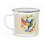 Hummingbird Rainbow Enamel Camping Mug - Nature Lover Gift, Outdoor Adventure Drinkware