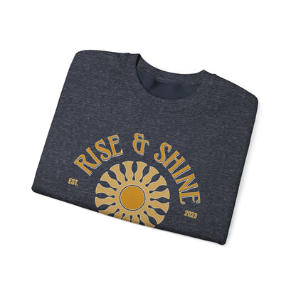 Rise & Shine Early Bird Crewneck Sweatshirt - Perfect for Bird Lovers