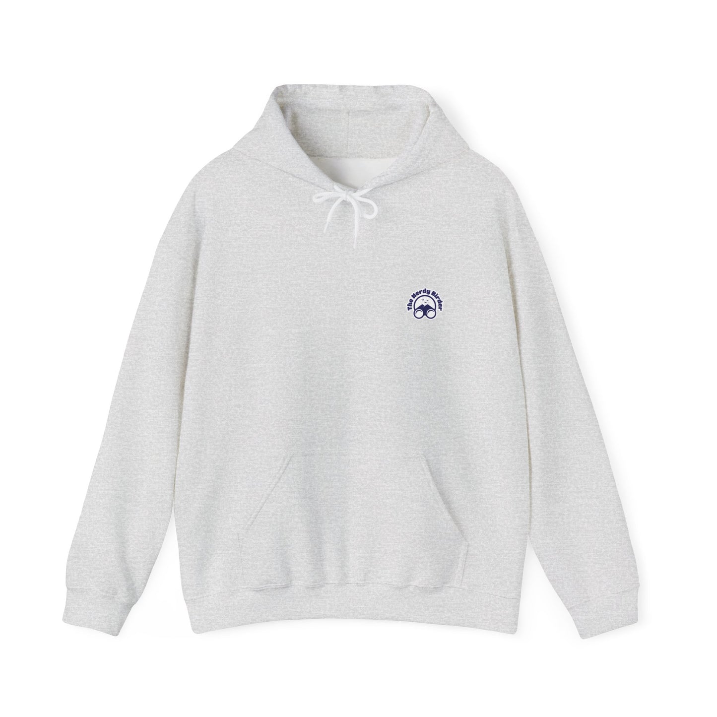 The Nerdy Birder - "Bird Nerd" Back Design Unisex Hoodie - Cozy Sweatshirt for Nature Lovers