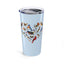Bird Heart Blue 20oz Tumbler