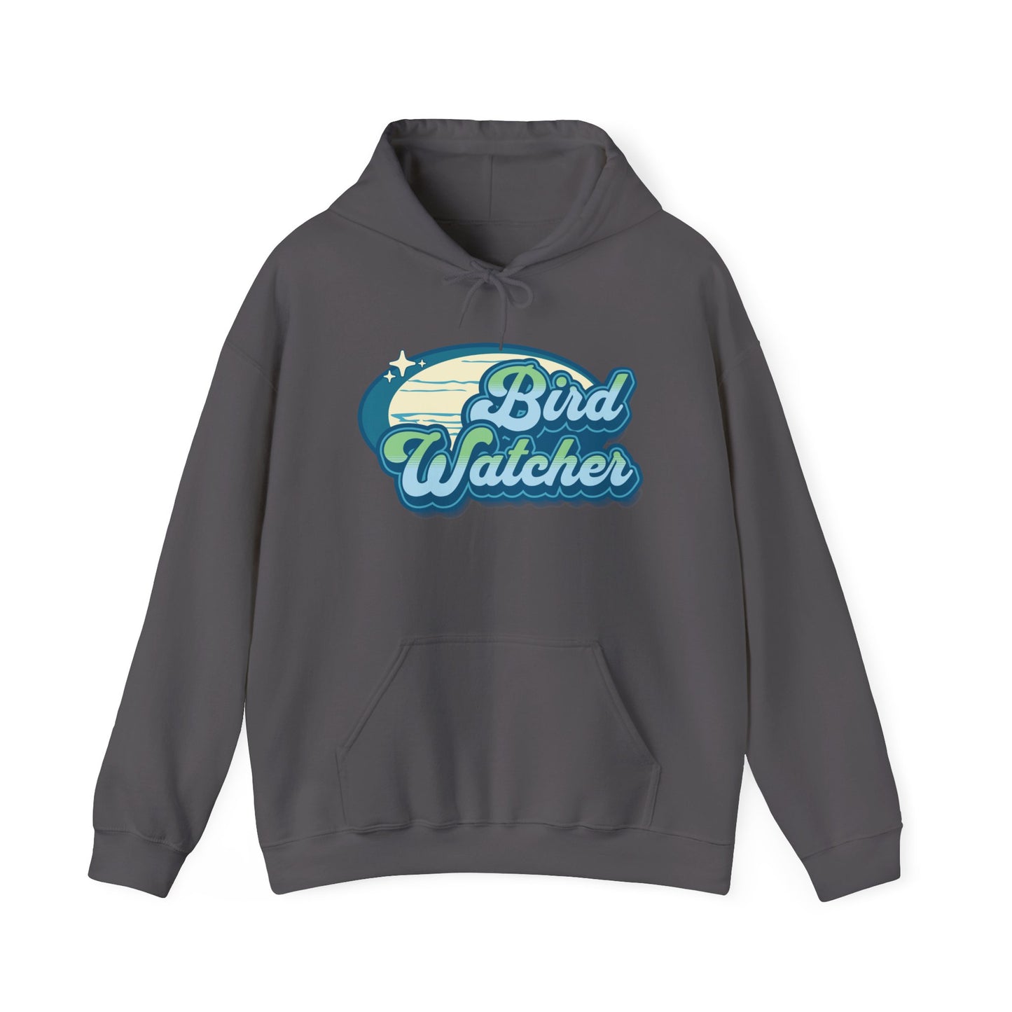 The Nerdy Birder Bird Watcher Teal Unisex Hoodie - Cozy Sweatshirt for Nature Lovers