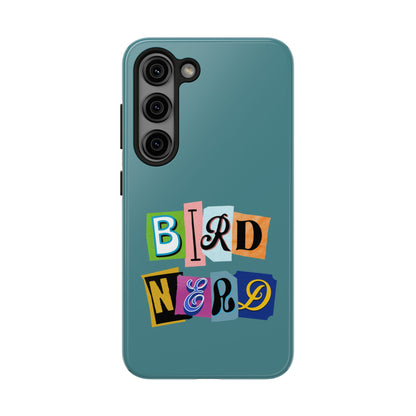 The Nerdy Birder - Bird Nerd Tough Phone Cover for Bird Lovers, Unique Gift for Wildlife Enthusiasts