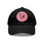 The Nerdy Birder - "Fluent in Fowl Language"  Dad Hat, Leather Patch Cap, Perfect Gift for Dads, Nature Lovers, Casual Style Cap, Summer Accessories