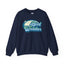 Bird Watcher Teal Graphic Unisex Crewneck Sweatshirt