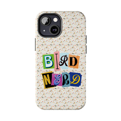 Bird Nerd Tough Phone Case - Fun & Colorful Design for Bird Lovers