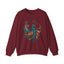 Elegant Peacock Design Unisex Crewneck Sweatshirt