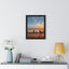 Serene Sunset Framed Vertical Poster - Tranquil Wall Art for Home Decor