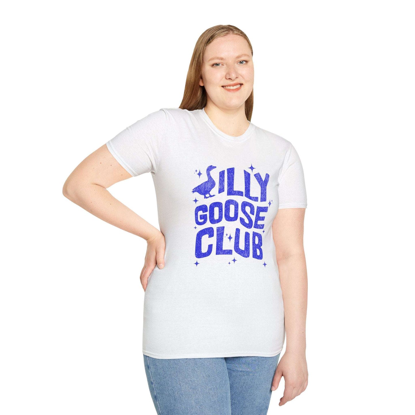 Silly Goose Club Unisex Softstyle T-Shirt - Retro Vibe Tee for Casual Wear