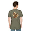 Texas Red-Tailed Hawk on the back of the T-Shirt