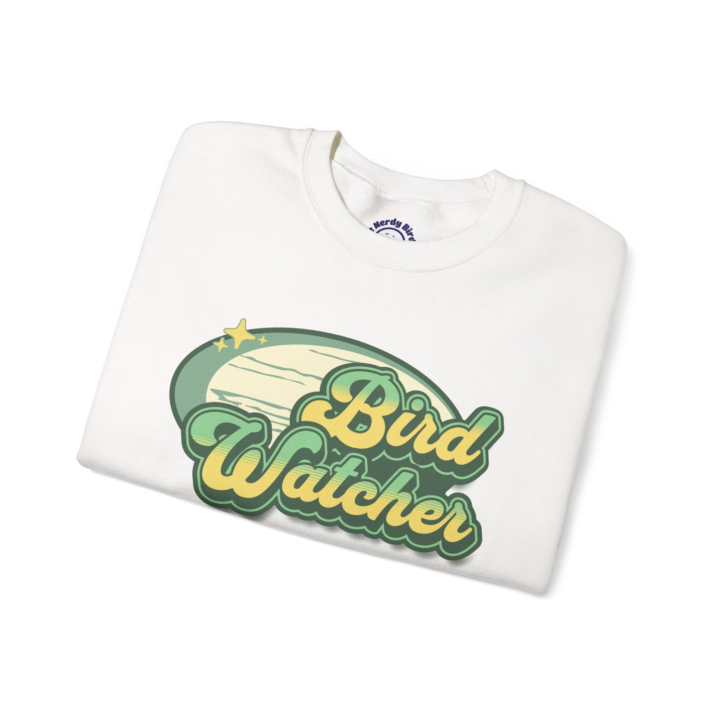 Bird Watcher Graphic Unisex Crewneck Sweatshirt