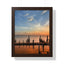 Serene Sunset Framed Vertical Poster - Tranquil Wall Art for Home Decor