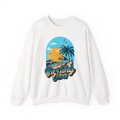Birding Vibes Unisex Heavy Blend™ Crewneck Sweatshirt - Casual Beach Aesthetic