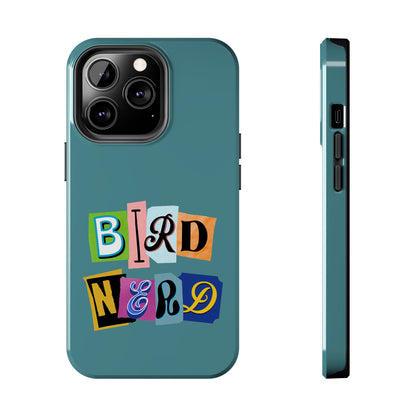 The Nerdy Birder - Bird Nerd Tough Phone Cover for Bird Lovers, Unique Gift for Wildlife Enthusiasts