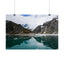 Scenic Mountain Reflection Rolled Poster | Tranquil Nature Wall Art