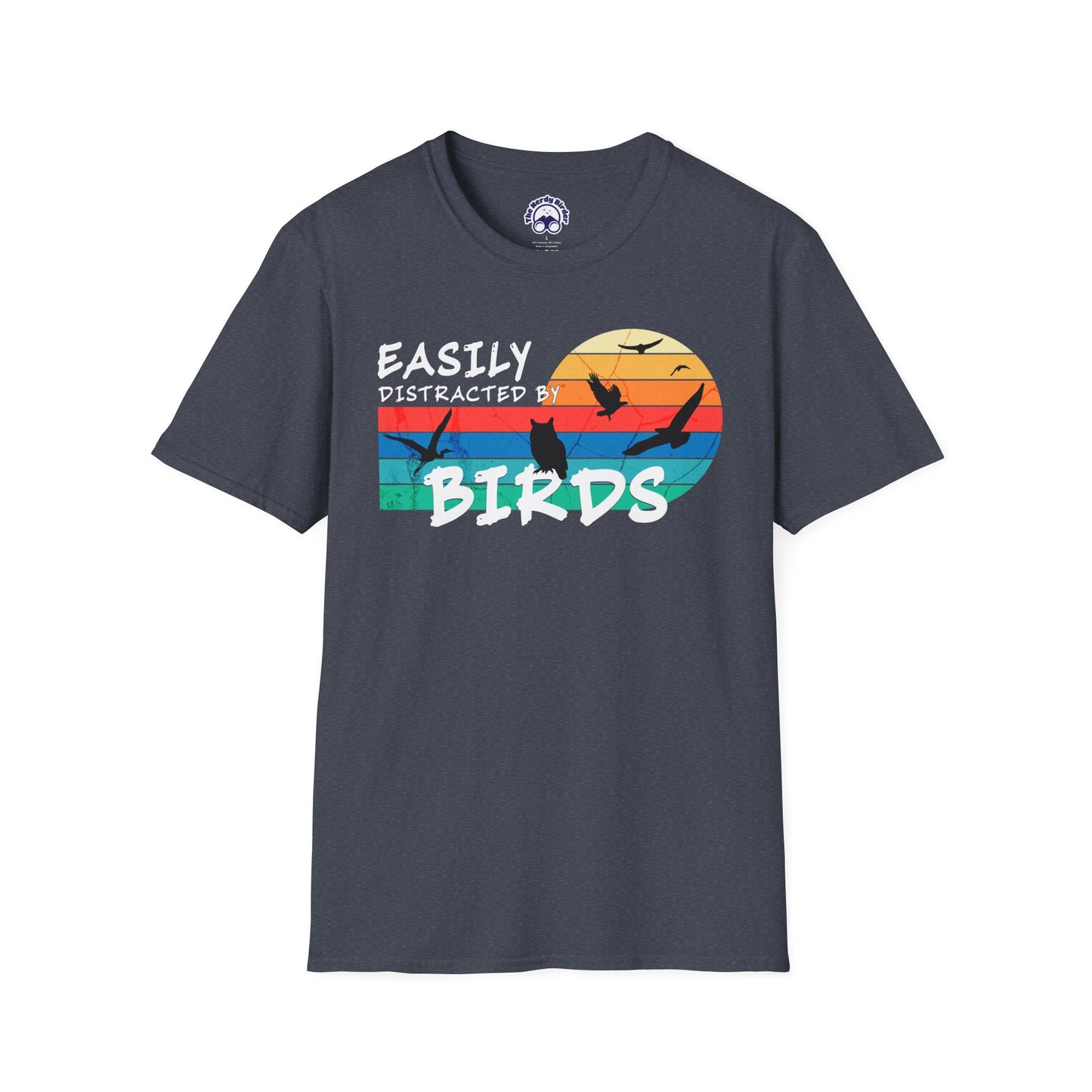 Easily Distracted by Birds Sunset T-shirt