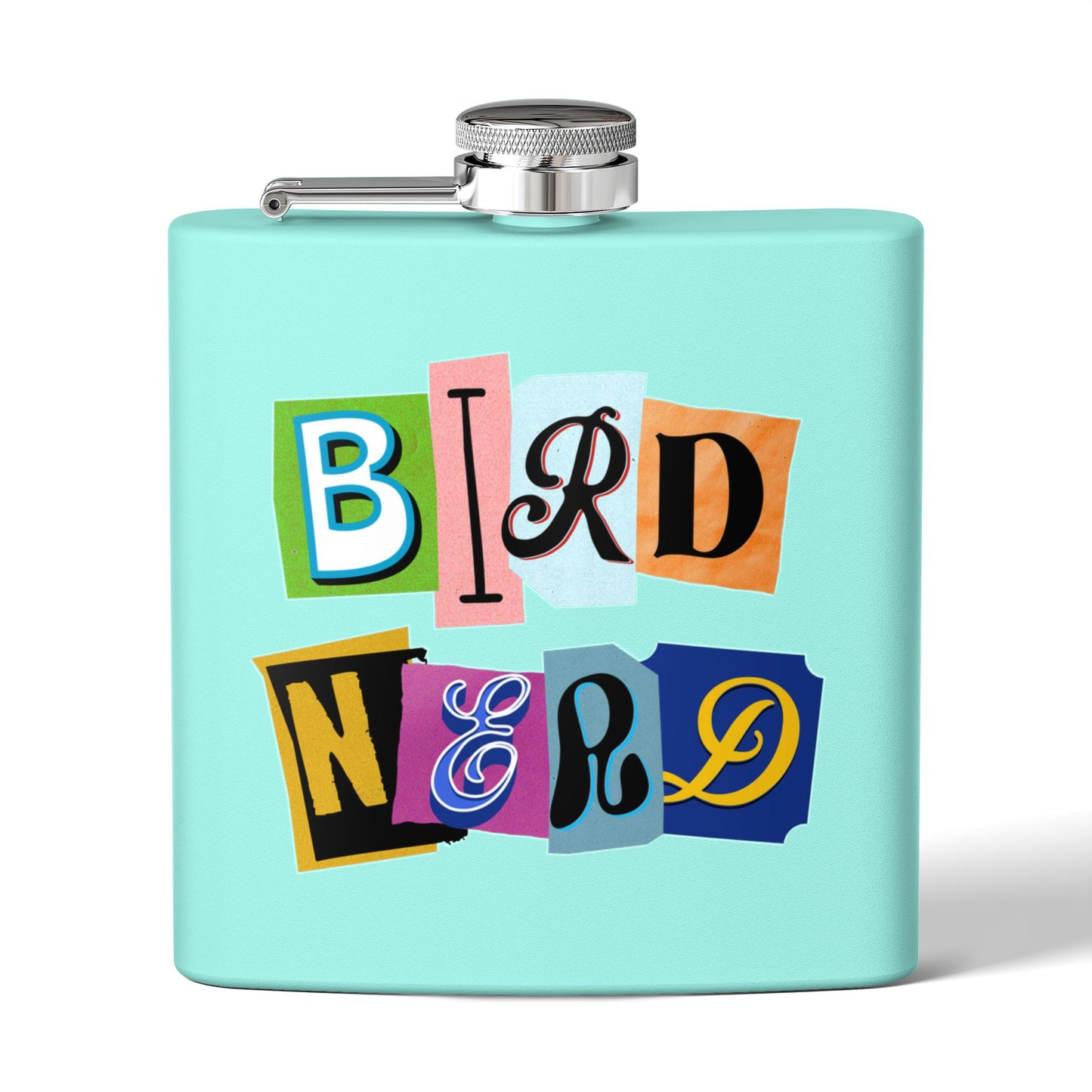 Bird Nerd Funny Bird Lover's Stainless Steel Flask - 6oz