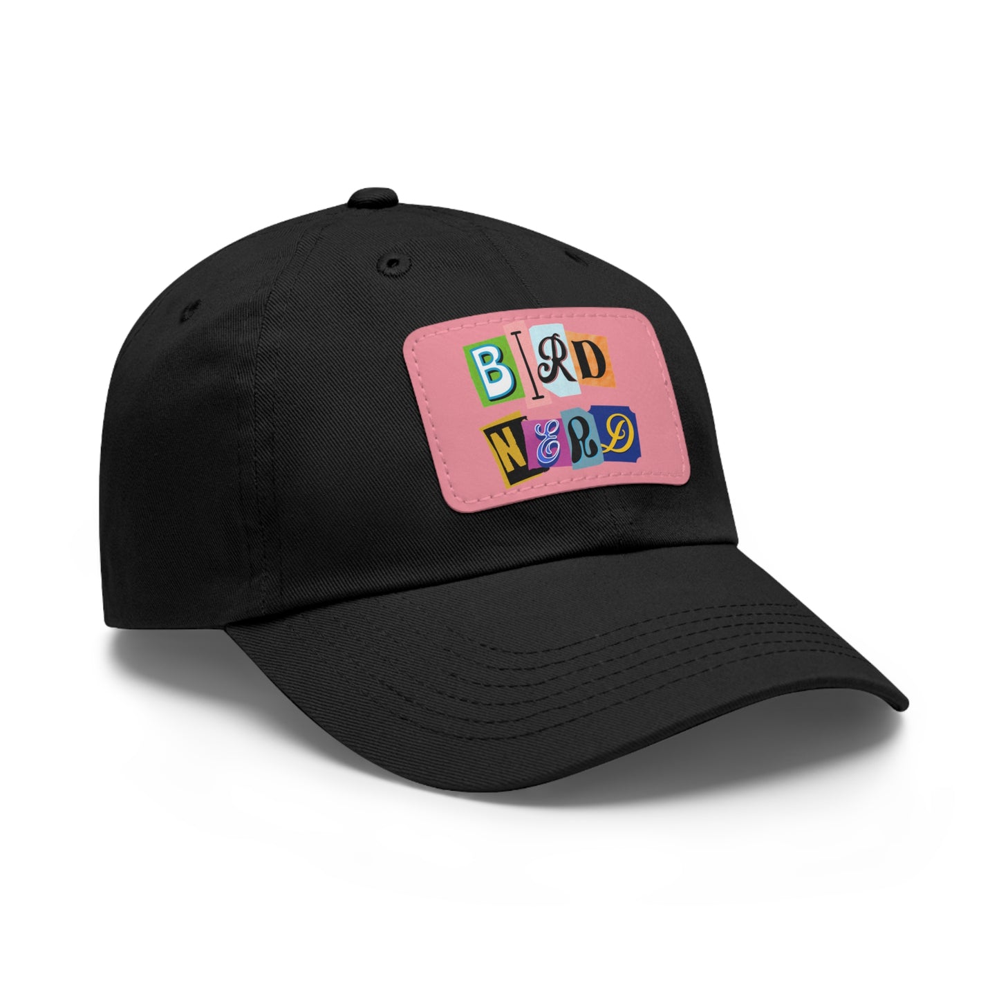 The Nerdy Birder - Bird Nerd Dad Hat with Leather Patch, Casual Cap for Bird Lovers, Unique Gift for Birdwatching, Outdoor Adventure Hat, Unisex
