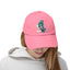 The Nerdy Birder Blue Parrot Vintage Style Hat - Unisex Distressed Cap
