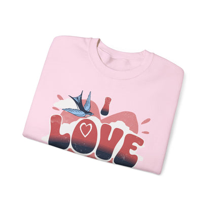 I Love Birding Unisex Heavy Blend™ Crewneck Sweatshirt