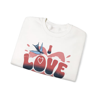 I Love Bird Watching Unisex Heavy Blend™ Crewneck Sweatshirt