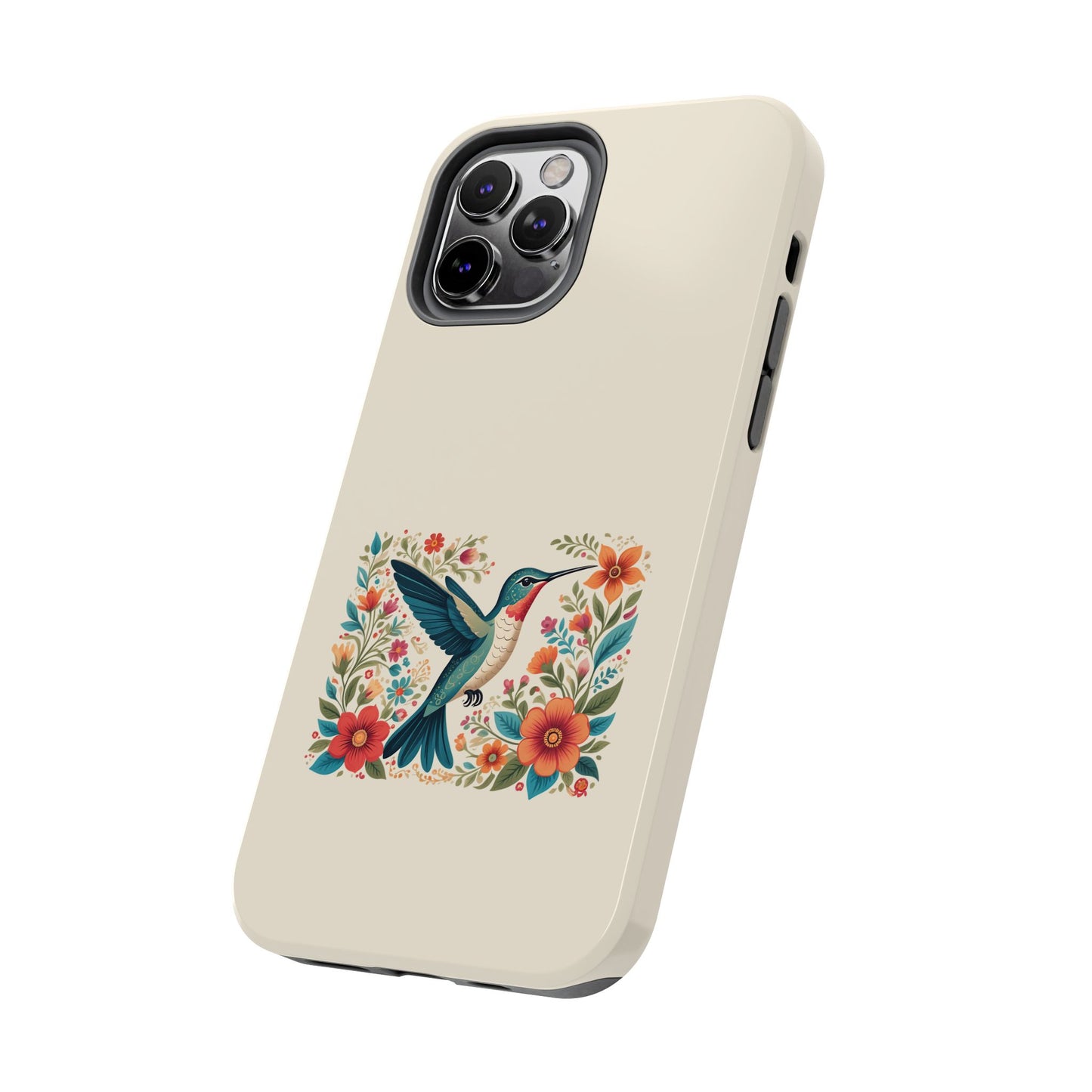 Hummingbird in Bloom Tough Phone Cases