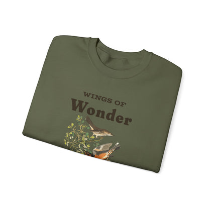 Wings of Wonder Crewneck Sweatshirt - Perfect Gift for Bird Watchers