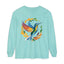 Hummingbird Rainbow Garment-dyed Long Sleeve T-Shirt