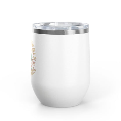 The Nerdy Birder Birding Heals The Mind And Soul Wine Tumbler, 12oz