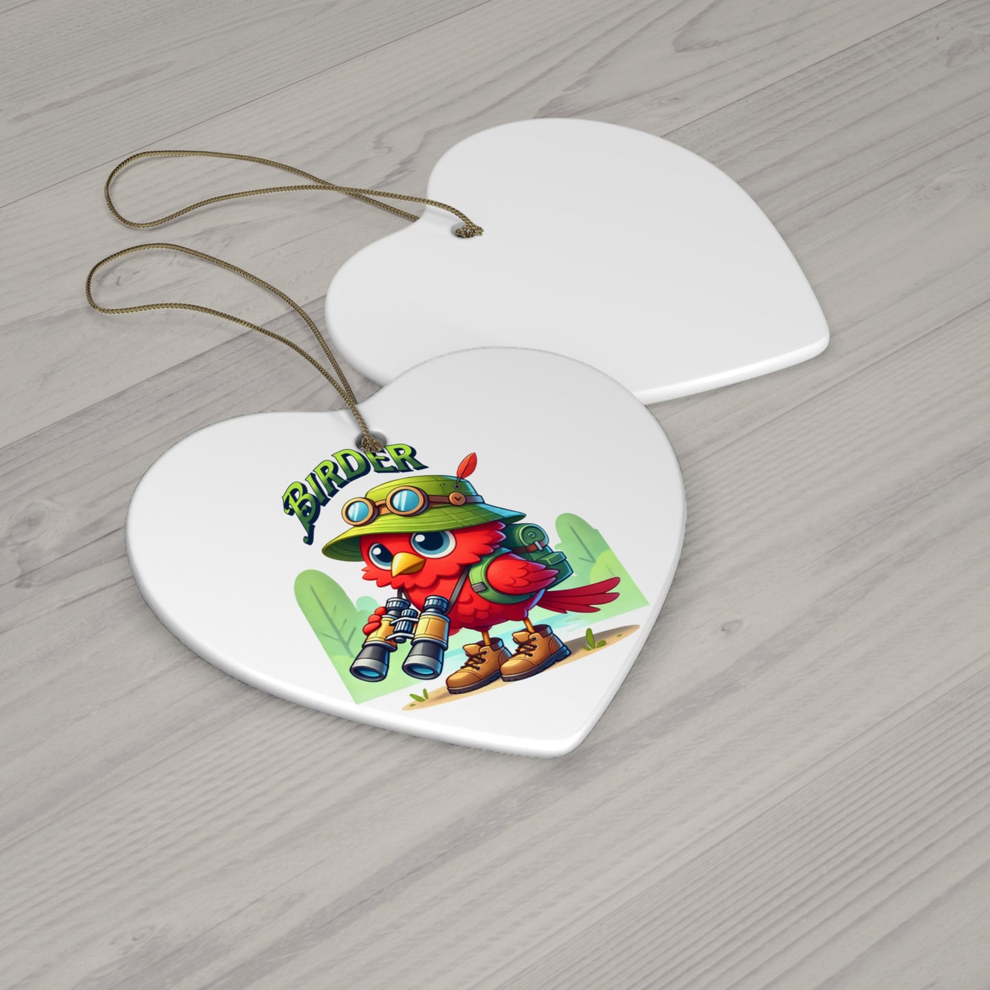 Trevor The Nerdy Birder Ornament — 4 Shape Options