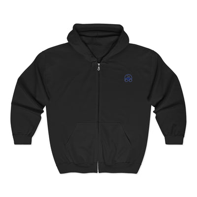 Nerdy Birder College Zip-Up Hoodie