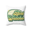 Bird Watcher Spun Polyester Square Pillow - Cozy Home Decor for Nature Lovers