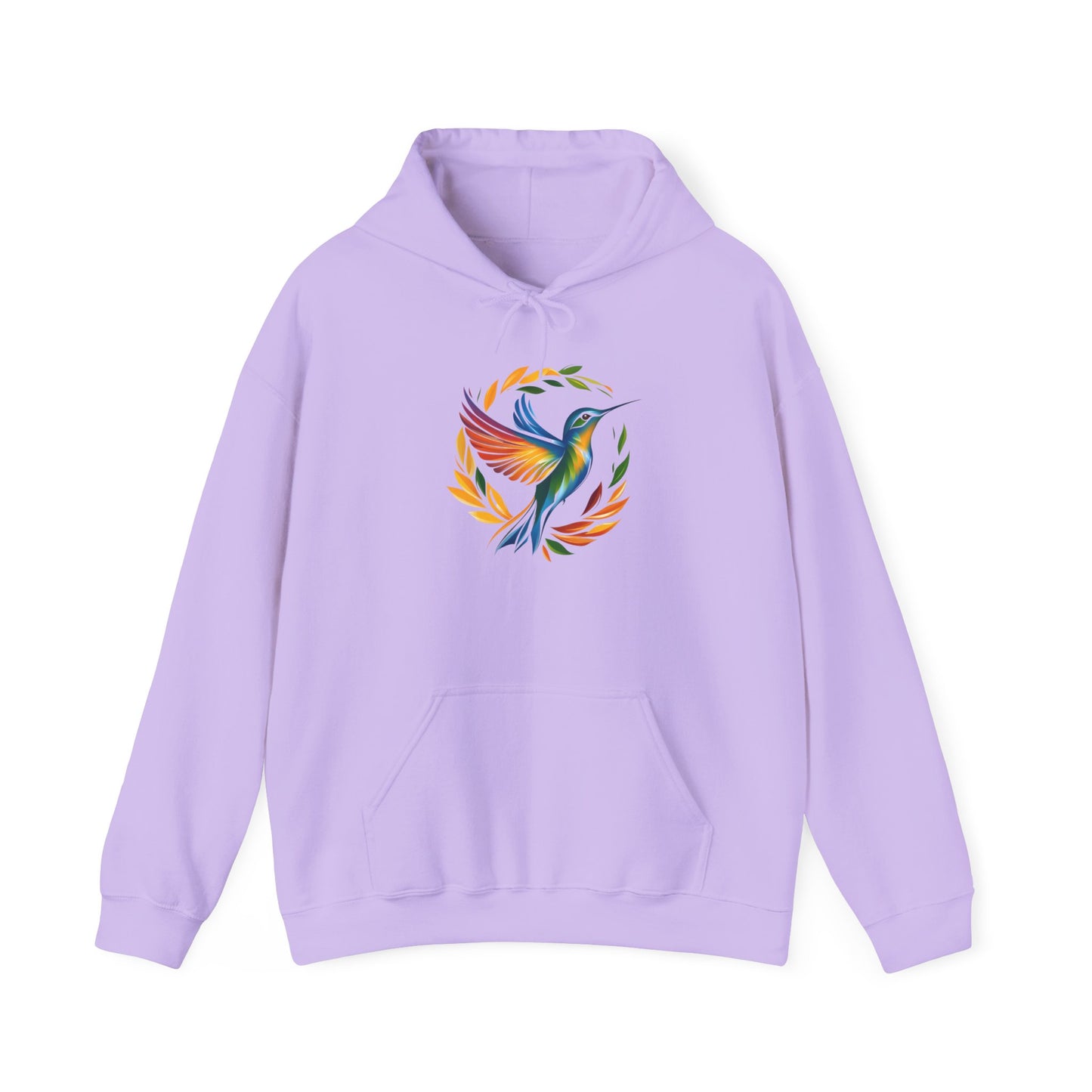 Hummingbird Rainbow Hoodie - Cozy Sweatshirt for Nature Lovers