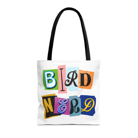 Colorful "Bird Nerd" Tote Bag - Perfect for Nature Lovers & Birdwatchers